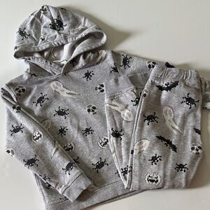 H&M 5T/6 Halloween Kids Hoodie and Jogger Set